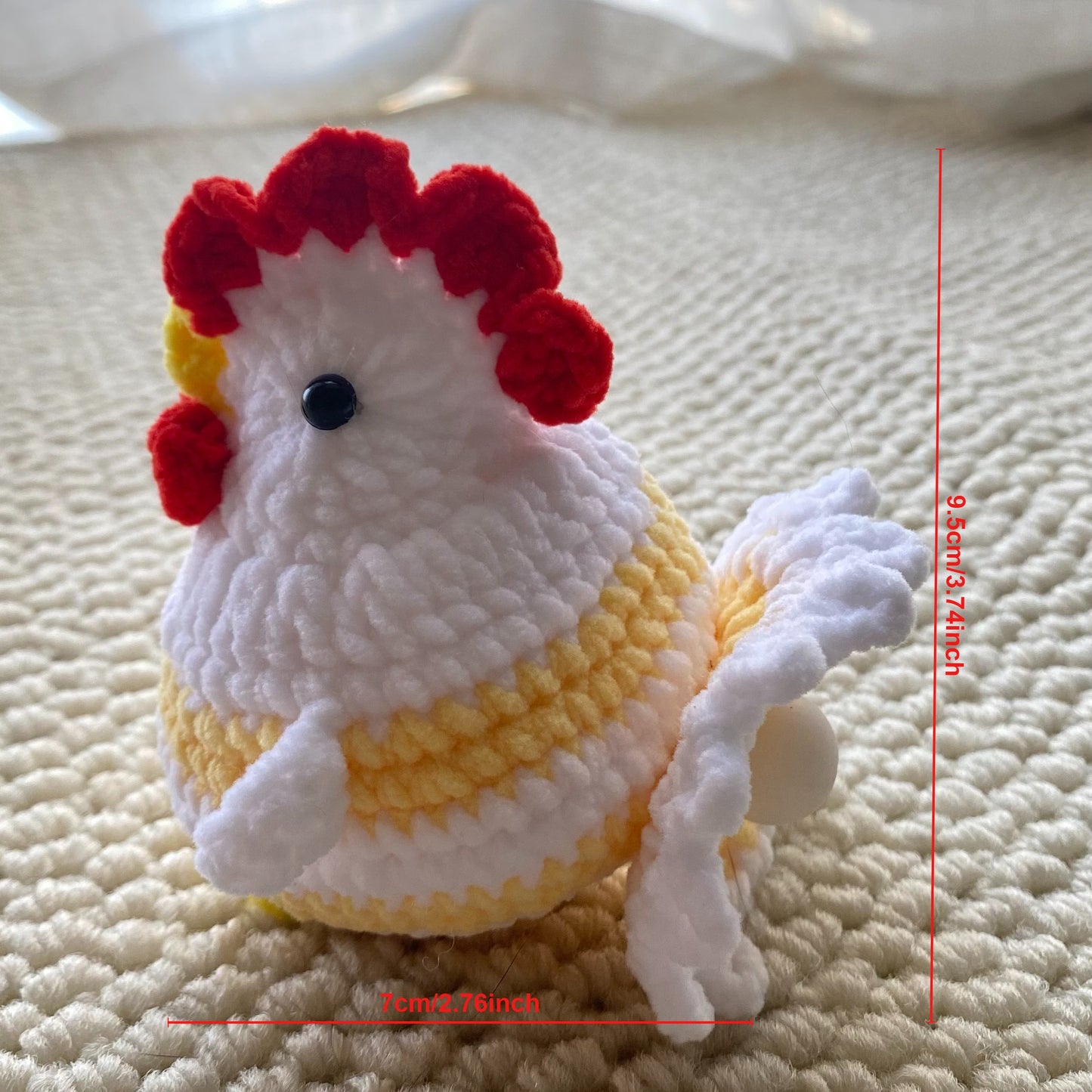 Handmade Crochet Squeeze Bubble Stress-relif Chick Gifts