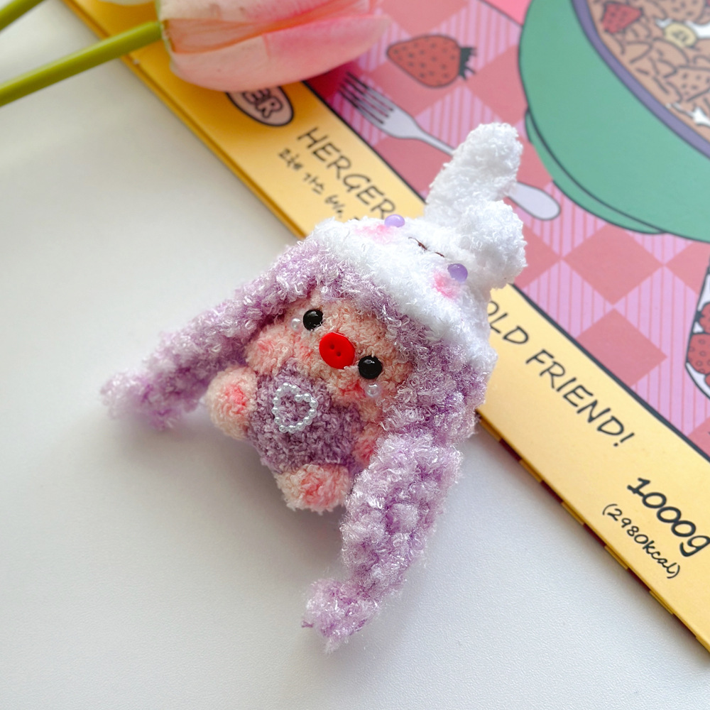 Handemade Cute Versatile Piggy Amigurumi