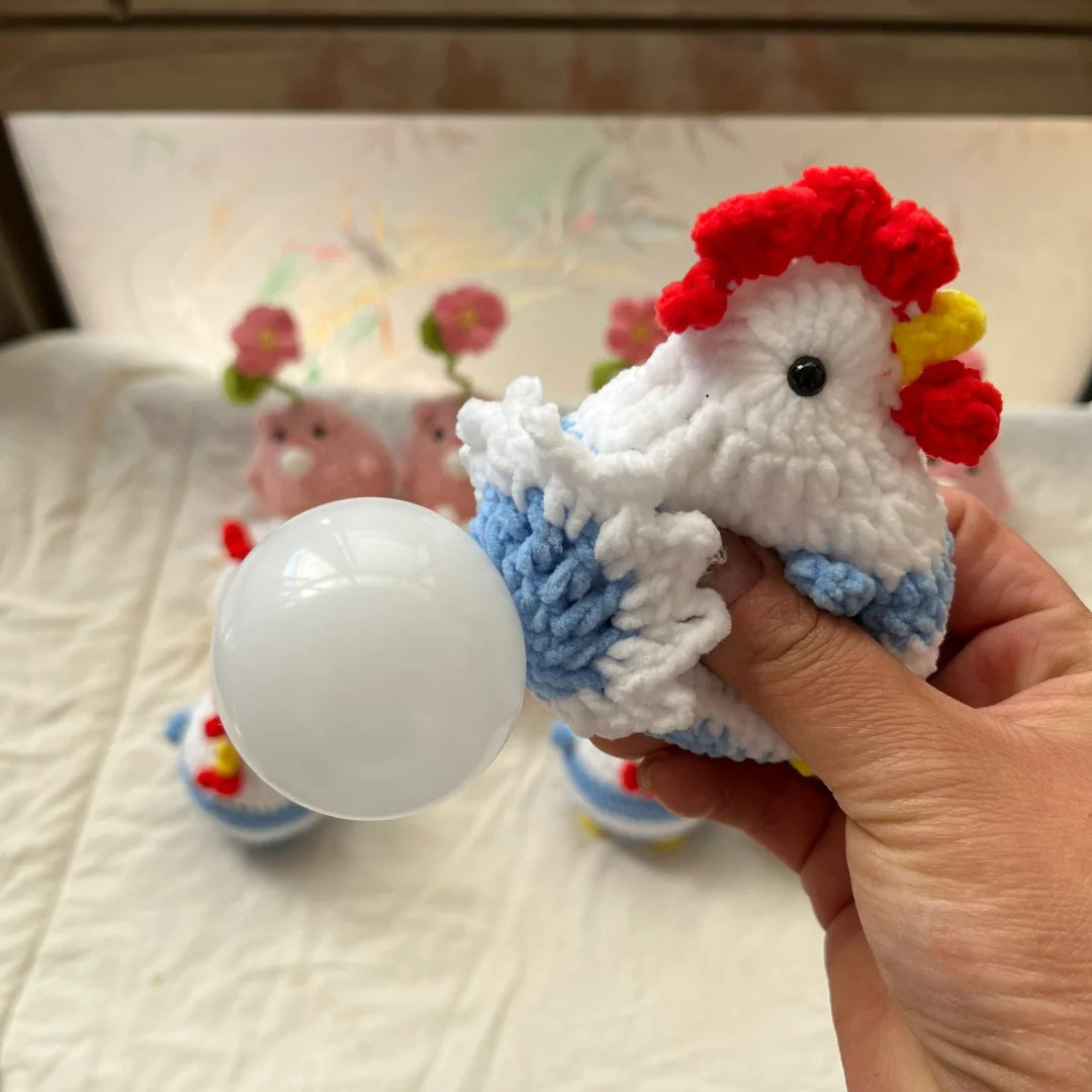 Handmade Crochet Squeeze Bubble Stress-relif Chick Gifts