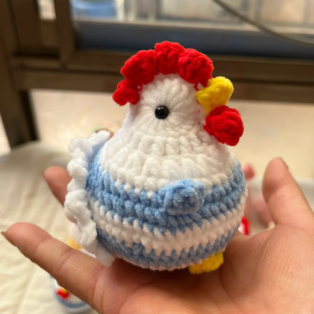 Handmade Crochet Squeeze Bubble Stress-relif Chick Gifts