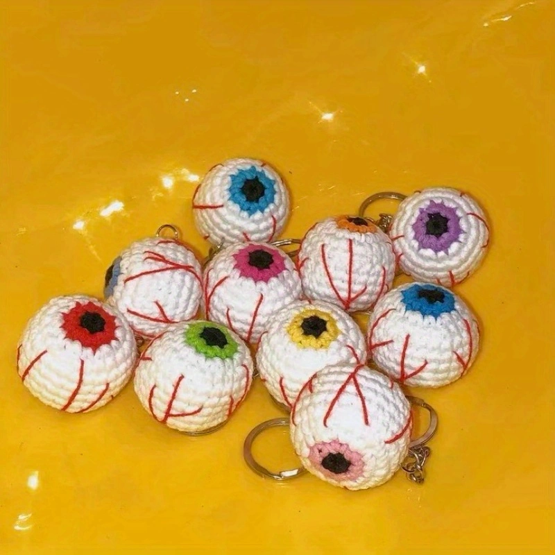 Handmade Horrify Unqie Halloween Eyeballs Keychain