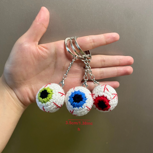 Handmade Horrify Unqie Halloween Eyeballs Keychain