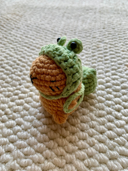 Handmade Crochet Cute Frog Capybara