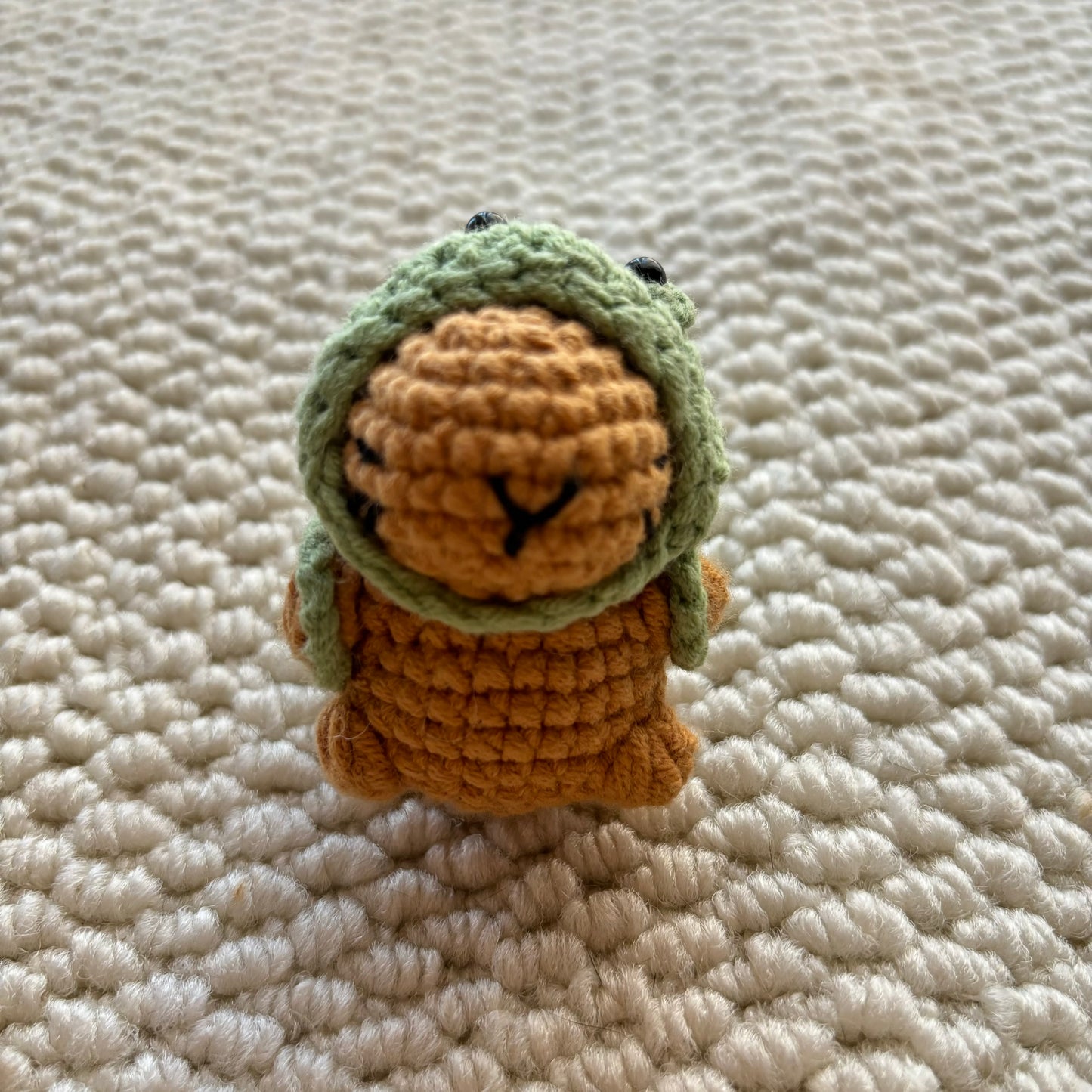 Handmade Crochet Cute Frog Capybara