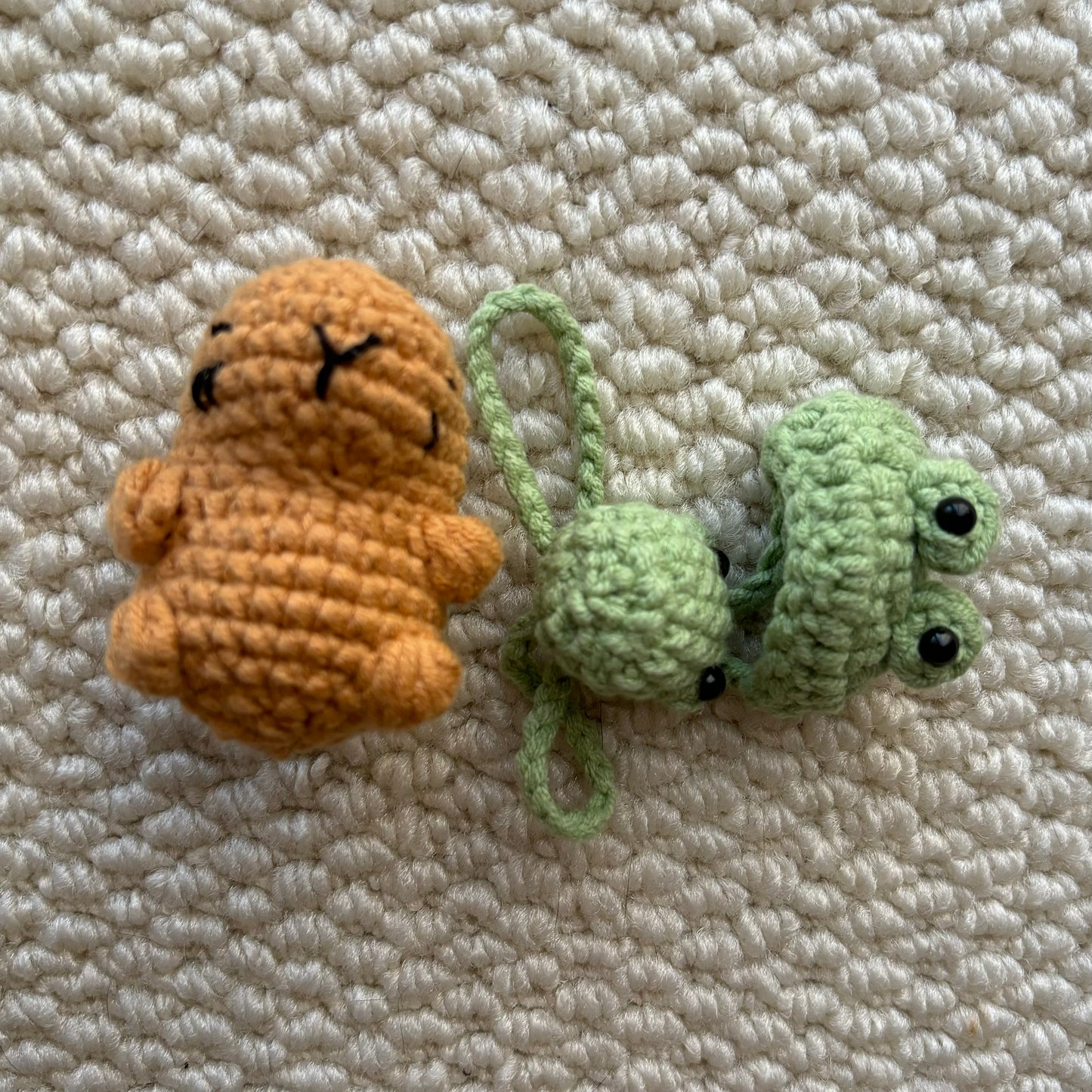 Handmade Crochet Cute Frog Capybara