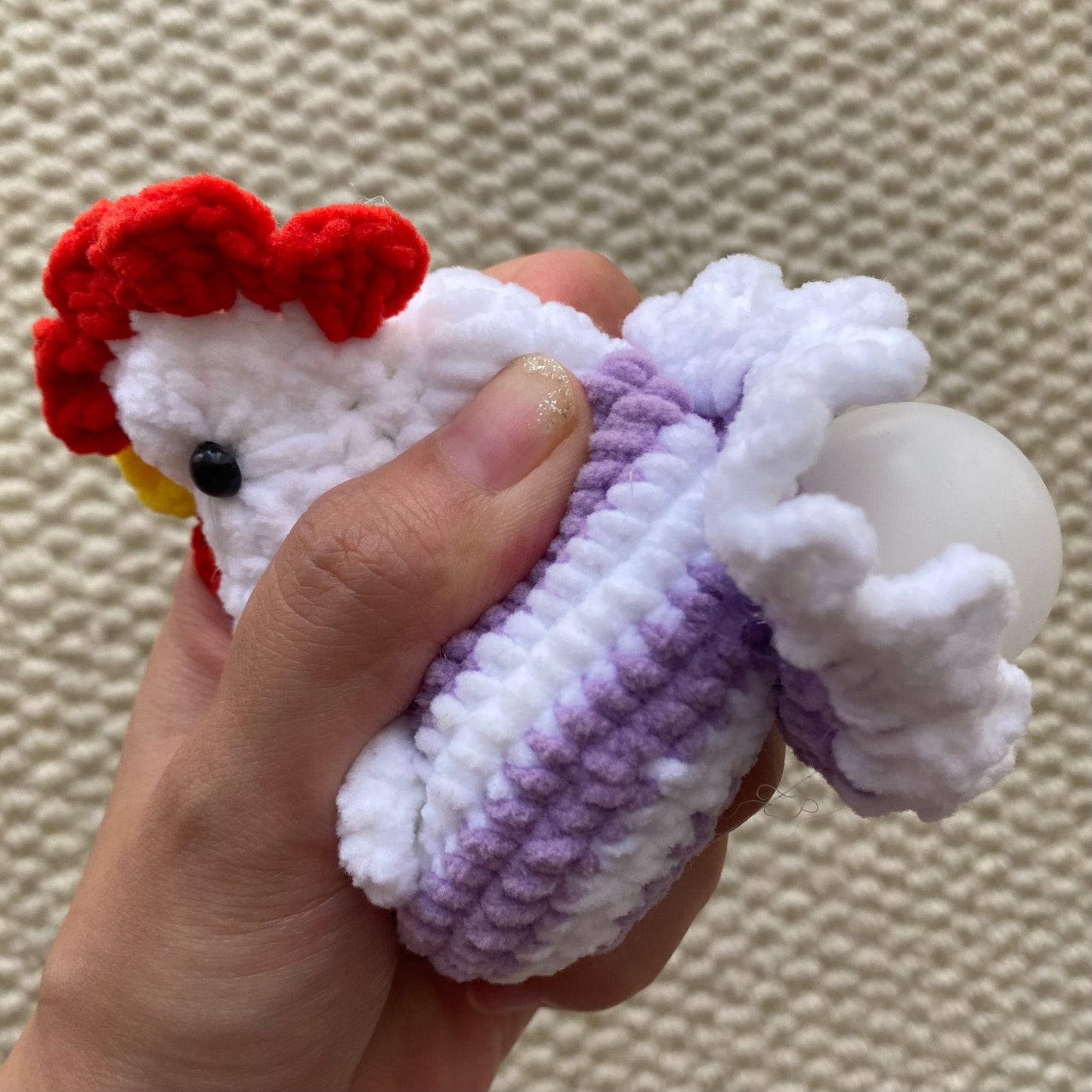 Handmade Crochet Squeeze Bubble Stress-relif Chick Gifts