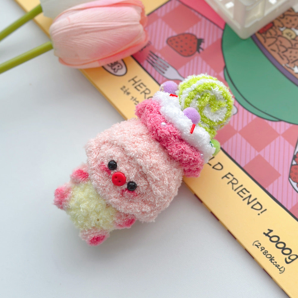 Handemade Cute Versatile Piggy Amigurumi